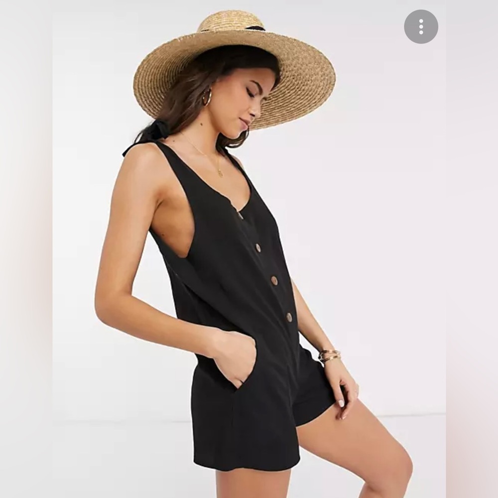 She and sky black romper NWOT